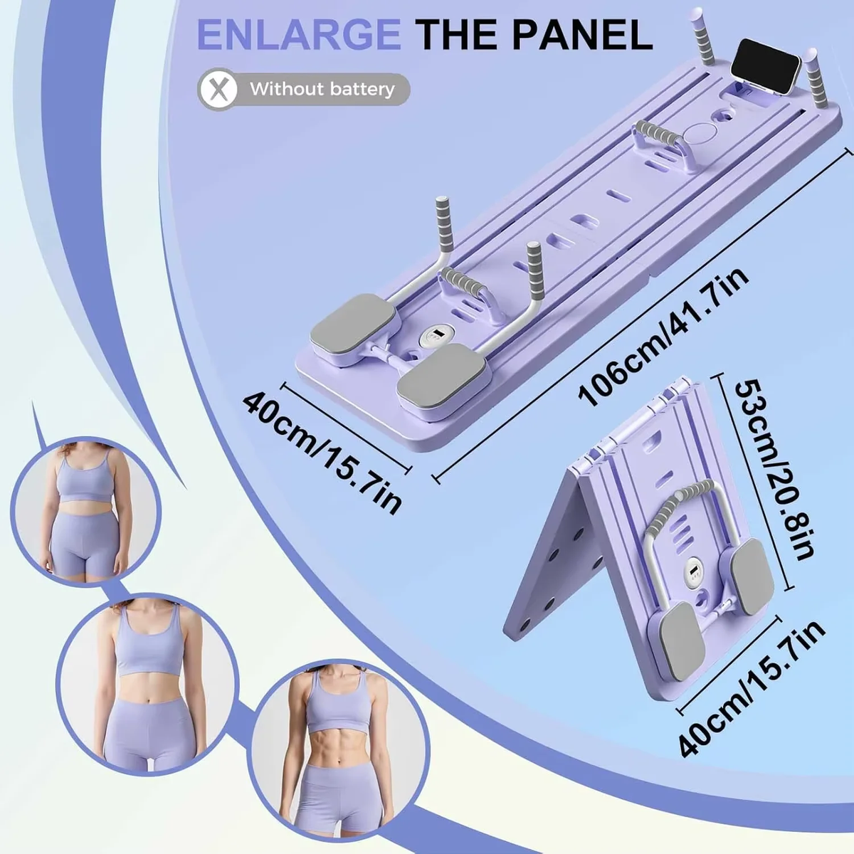 Multifunctional Fitness Board Pilates Reformer Abdominal Board Push up Plate Board Ab Board Fitness Core Workout Equipment