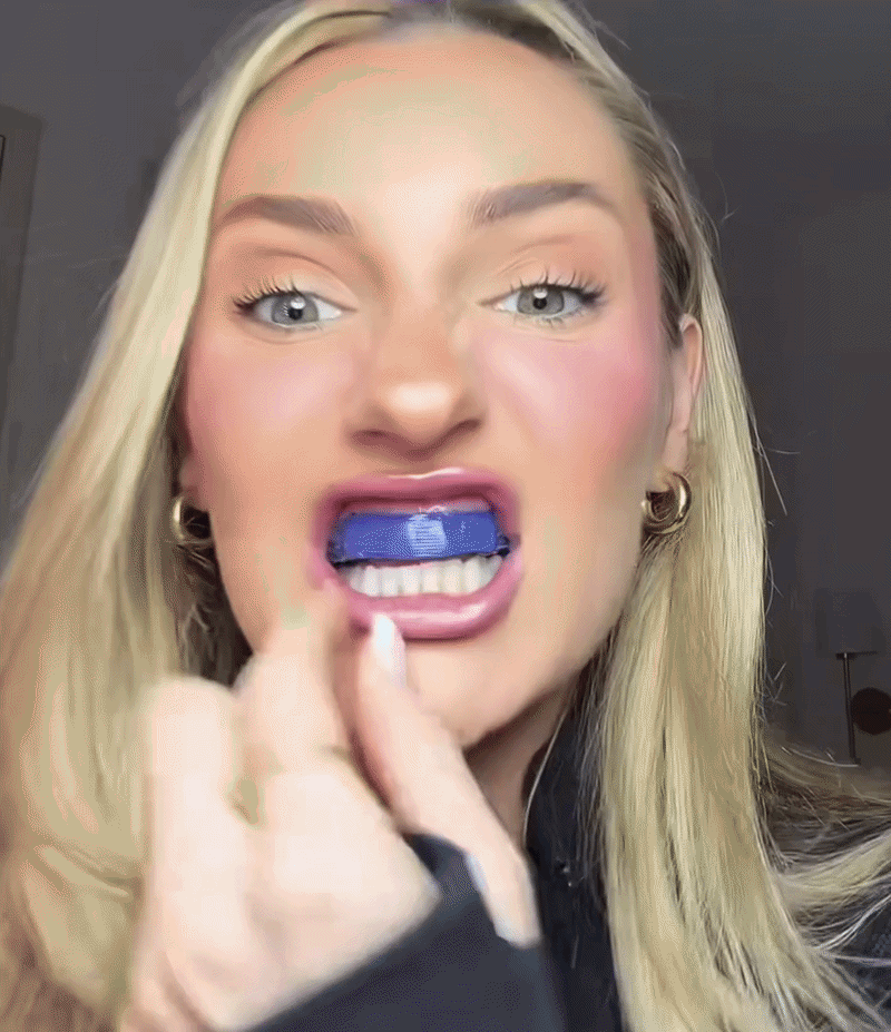 Transform Your Smile Instantly with Dr. Dent's Violet Whitening Strips!
